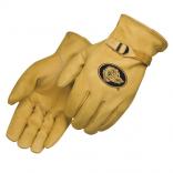 Gold Grain Driver Gloves