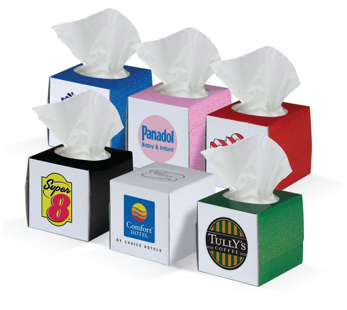 Promotional Mini Square Color Tissue Box
