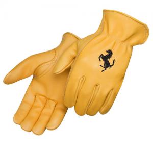 Yellow Deerskin Driver Gloves