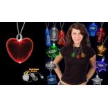 Heart Shaped Light Up Necklace Pendant
