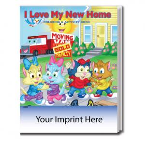 &quot;I Love My New Home&quot; Coloring Book