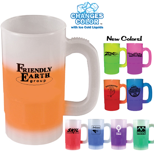 Promotional 14 oz. Color Changing Beer Stein