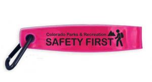 Safety Reflector FOB with Carabiner