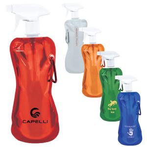 Foldable and Collapsible Vibrant Water Spray Bottle