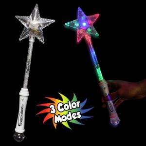 Light Up Multi Color Star Wand