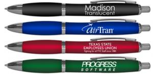 Vibra Translucent Retractable Ballpoint Pen
