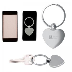 Metal Heart Keychain 