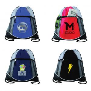 Back to School Drawstring Backpack