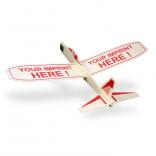 Balsa Wood Glider with Red Tail