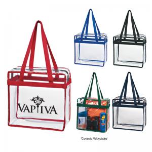 Crystal Clear Tote with Zipper