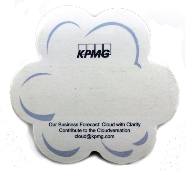 Promotional Cloud Shaped Post It Notes