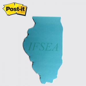 Illinois Shaped Post It Notes