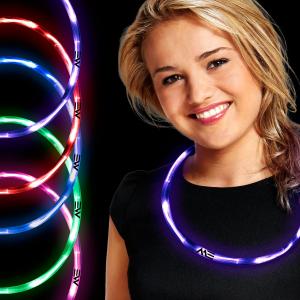 27&quot; Light Up Fiber Optic Necklace